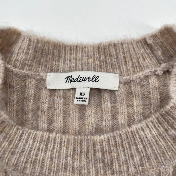 Madewell Colorblock Sweater Dress in Coziest Yarn Womens Size XS Wool Blend - Picture 5 of 8